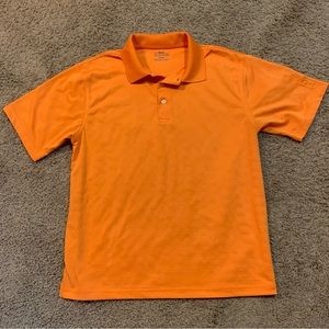 PGA Tour Orange Golf Shirt Polo Medium